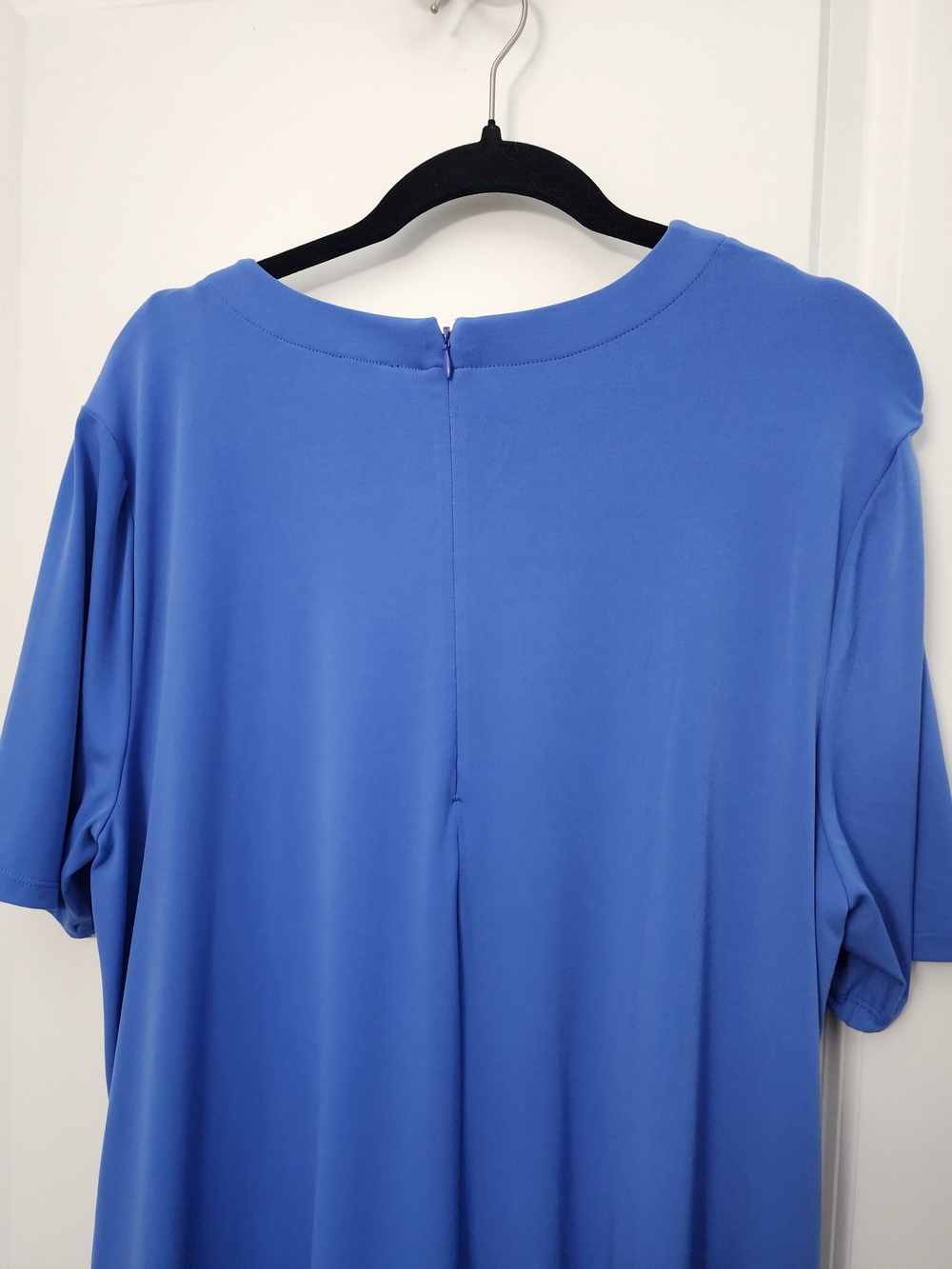 Chico's Periwinkle Short-Sleeve Maxi Dress - Picture 6 of 7
